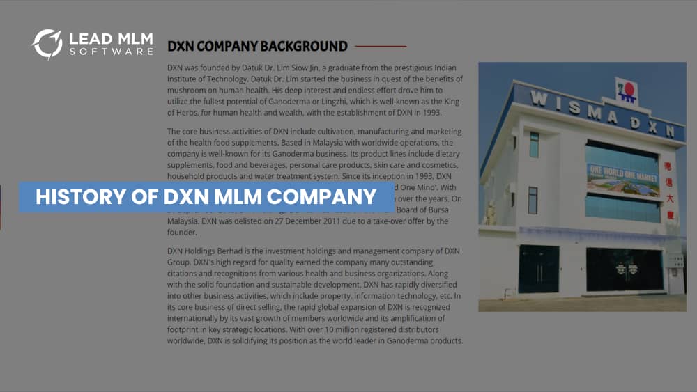 history-dxn-mlm-company