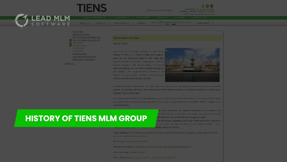 history-tiens-mlm-company